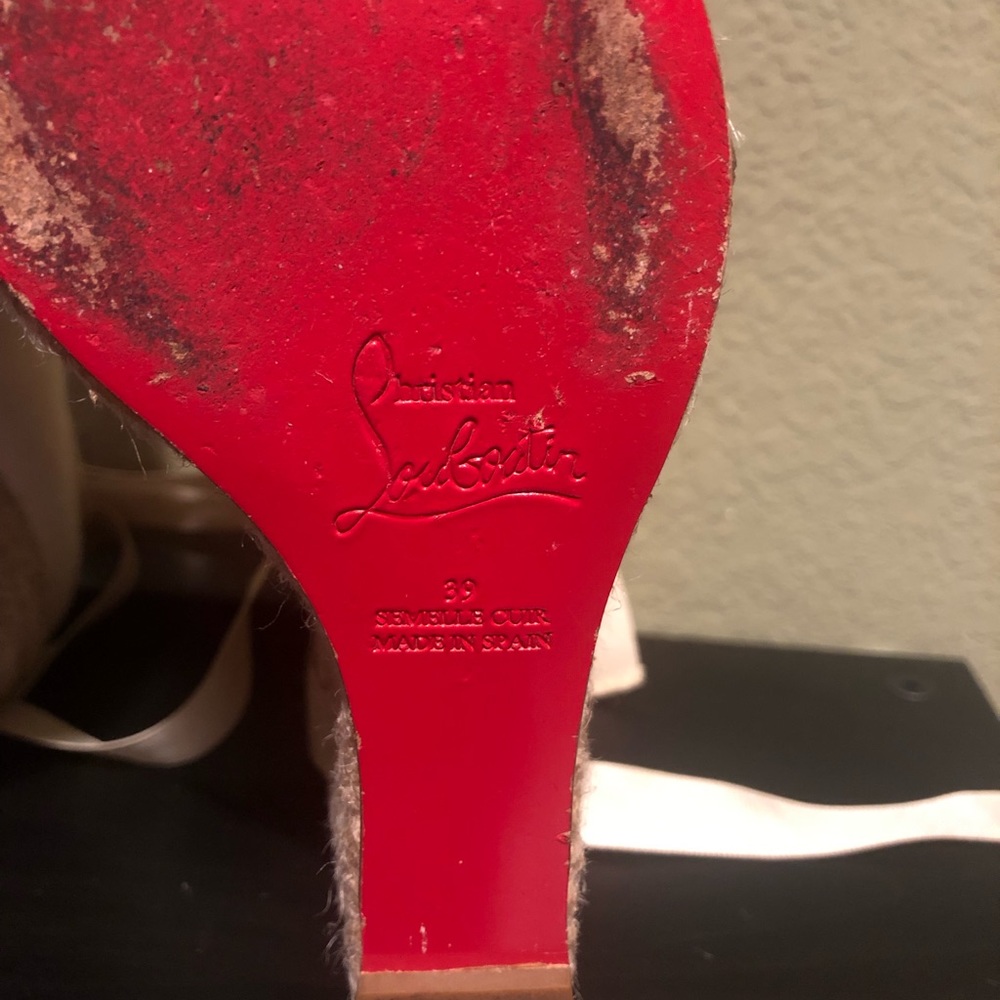 Christian Louboutin Espadrille wedge - Picture 5 of 8